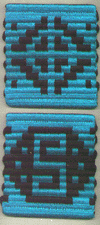 [double-faced mug rugs]