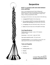 Ply-Split Serpentine Braid Instructions