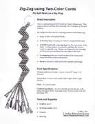 Instructions for Ply-Split Zig-Zag Braid with 2-Color Cords
