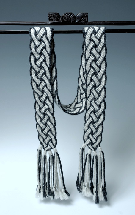 Ply-Split Scarf '4-Strand Braid