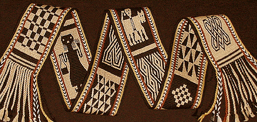 band with motifs from African textiles